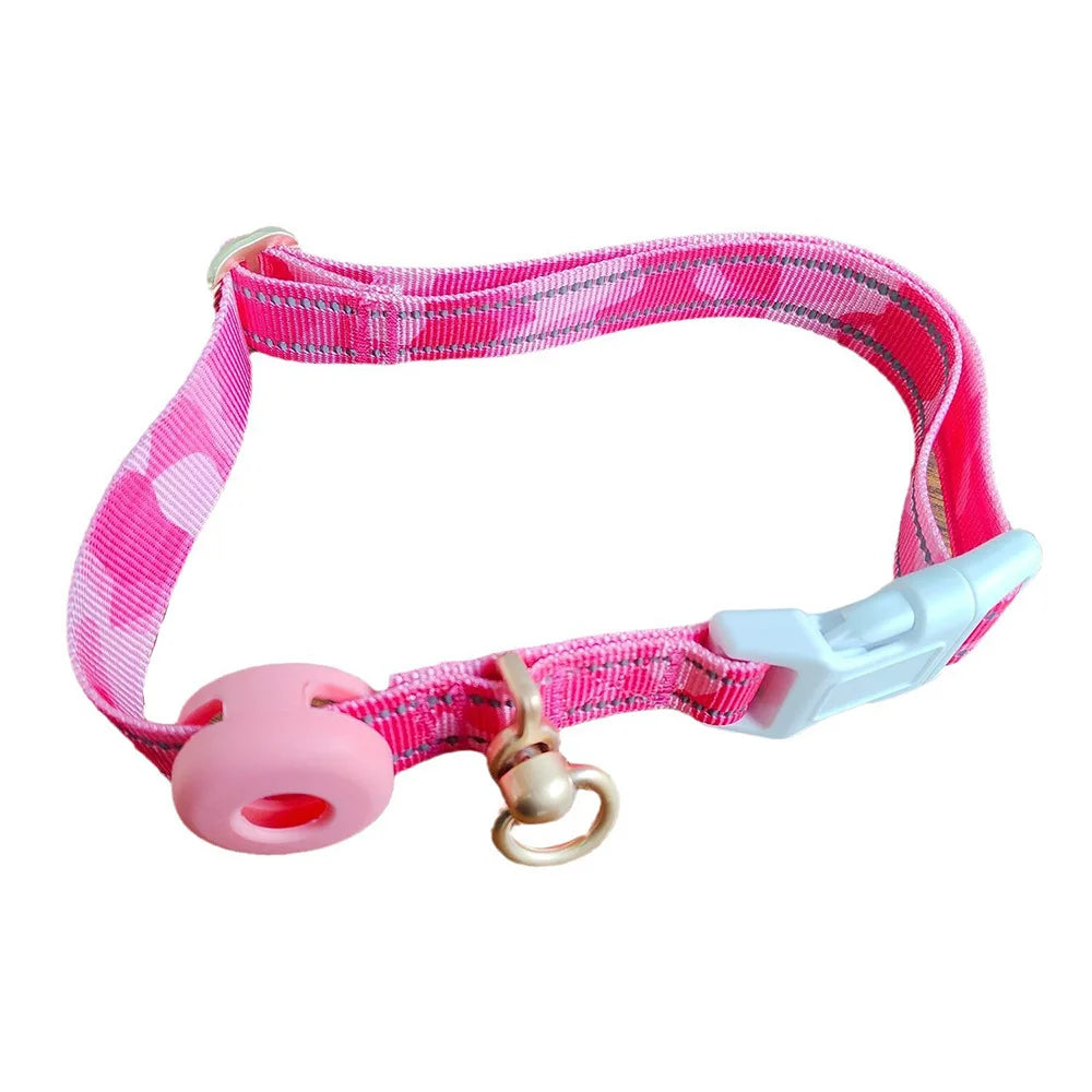 Airtag Dog Collar 360 ° Tangle-Free - Reflective Adjustable Tracking Collar for Small/Medium Dogs, Durable Anti-Loss Best Seller