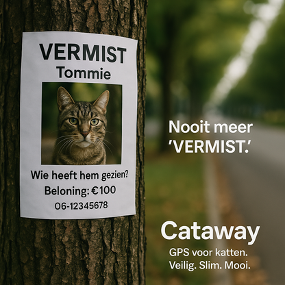 CATAWAY -                                                     De GPS Tracker voor jouw Kat